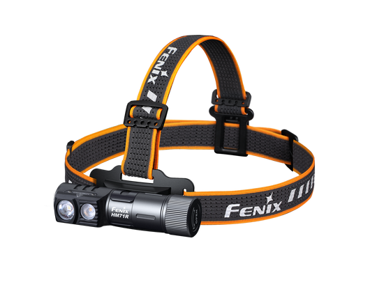 Fenix HM71R USB-C Rechargeable LED Headlamp - 1 x Luminus SFT70 and 1 x Luminus SST20 - 2700 Lumens - Includes 1 x 21700
