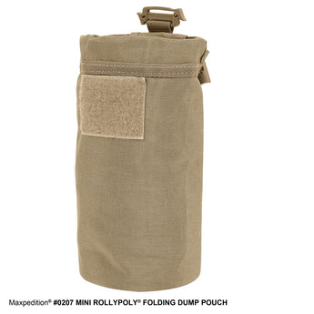 MAXPEDITION Mini Rollypoly small folding utility pouch 0207 - Black, Khaki, or Khaki/Foliage