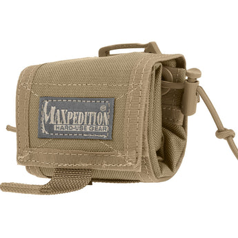 Maxpedition Rollypoly Medium Folding Utility Dump Pouch 0208 - Black, Foliage Green, OD Green, Khaki, or Khaki/Foliage