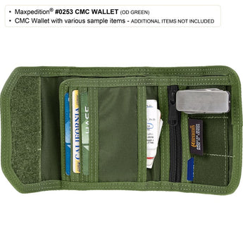 Maxpedition C.M.C. Wallet (MAXPEDITION-0253) - Black, Foliage Green, OD Green, or Khaki