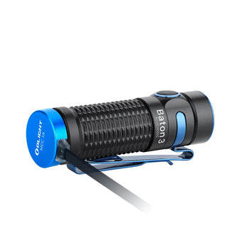 Olight Baton 3 Rechargeable LED Flashlight - 1200 Lumens - Luminus SST40 - Includes 1 x 16340 - Available in Black, Red, and Limited Edition Colors - Standard or Premium