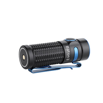 Olight Baton 3 Rechargeable LED Flashlight - 1200 Lumens - Luminus SST40 - Includes 1 x 16340 - Available in Black, Red, and Limited Edition Colors - Standard or Premium