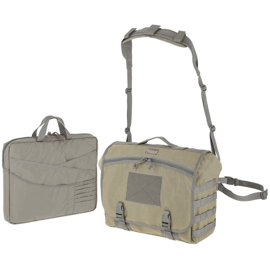 Maxpedition VESPER Tactical Laptop Messenger Bag - Khaki-Foliage (0623KF)