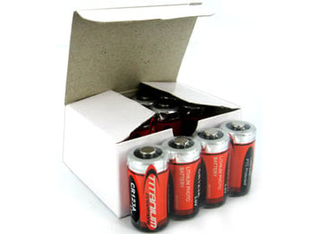 Titanium Innovations CR123A 3V Lithium Battery - 1600mah - 12 Pack