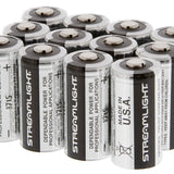 Streamlight 85177 CR123A 1400mAh 3V Lithium Primary (LiMNO2) Button Top Batteries - 12-Pack