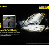 Nitecore HC35 Rechargeable LED Headlamp - 4 x CREE XP-G3 S3 - 2700 Lumens - Includes 1 x 21700