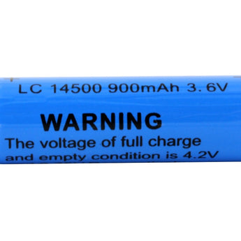 UltraFire UF AA 14500 900mAh 3.6V Unprotected Lithium Ion (Li-ion) Button Top Battery - Boxed