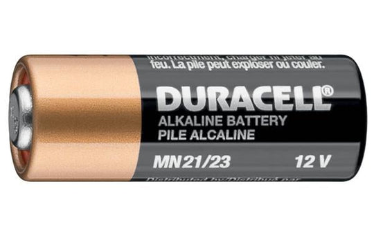 Duracell A23 12V Alkaline Button Top Battery (MN21/23) - Bulk