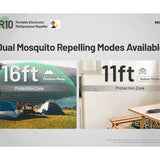 Nitecore EMR10 USB-C Rechargeable Portable Electronic Multi-Purpose Insect Repeller - Includes 2 x 21700