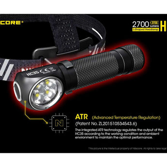 Nitecore HC35 Rechargeable LED Headlamp - 4 x CREE XP-G3 S3 - 2700 Lumens - Includes 1 x 21700