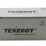 Tenergy 10100 D-cell 10000mAh 1.2V Nickel Metal Hydride (NiMH) Button Top Battery (10100) - Bulk