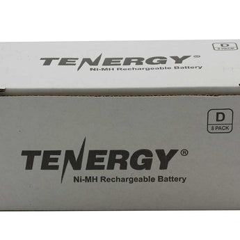 Tenergy 10100 D-cell 10000mAh 1.2V Nickel Metal Hydride (NiMH) Button Top Battery (10100) - Bulk