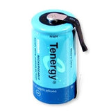 Tenergy 10203-C-cell 5000mAh 1.2V Nickel Metal Hydride (NiMH) Battery with Solder Tabs for Building Packs