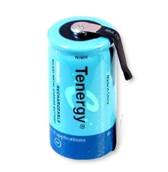 Tenergy 10203-C-cell 5000mAh 1.2V Nickel Metal Hydride (NiMH) Battery with Solder Tabs for Building Packs