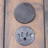 Sillites SCR Tamper-Resistant Self-Contained Receptacle Outlet - 15 Amp 120 Volt - Brown (SCRBR)