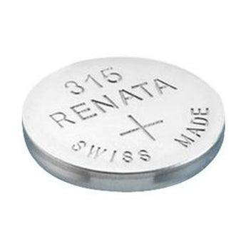 Renata 315 MP 19mAh 1.55V Silver Oxide Coin Cell Battery - 1 Piece Tear Strip, Sold Individually