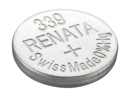 Renata 339 MPS 11mAh 1.55V Silver Oxide Coin Cell Battery - 1 Piece Tear Strip, Sold Individually