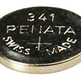 Renata 341 MP 15mAh 1.55V Silver Oxide Coin Cell Battery - 1 Piece Tear Strip, Sold Individually