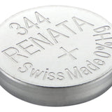 Renata 344 MPS 105mAh 1.55V Silver Oxide Coin Cell Battery - 1 Piece Tear Strip, Sold Individually