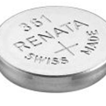 Renata 361 MP 24mAh 1.55V Silver Oxide Coin Cell Battery - 1 Piece Tear Strip, Sold Individually