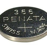 Renata 366 MP 47mAh 1.55V Silver Oxide Coin Cell Battery - 1 Piece Tear Strip, Sold Individually