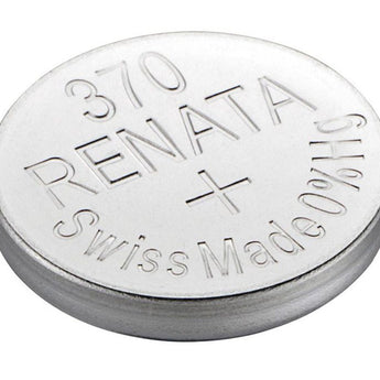 Renata 370 MP 40mAh 1.55V Silver Oxide Coin Cell Battery - 1 Piece Tear Strip, Sold Individually
