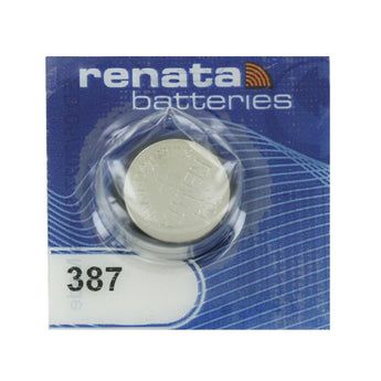 Renata 387 MPS 130mAh 1.55V Silver Oxide Coin Cell Battery - 1 Piece Tear Strip, Sold Individually