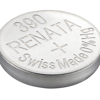 Renata 390 MPS 80mAh 1.55V Silver Oxide Coin Cell Battery - 1 Piece Tear Strip, Sold Individually