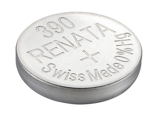 Renata 390 MPS 80mAh 1.55V Silver Oxide Coin Cell Battery - 1 Piece Tear Strip, Sold Individually