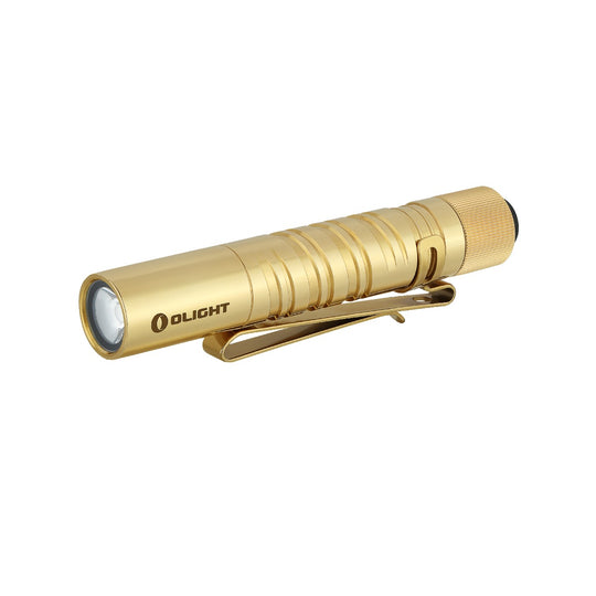 Olight I3T EOS Dual-Output Slim EDC Flashlight - Philips LUXEON TX CW LED - 180 Lumens - Includes 1 x AAA - Black, Desert Tan, Pinwheel Blue, Snowflake Christmas Red, Donut, and Carbon Fiber