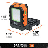 Klein Tools MODbox USB-C Rechargeable Area Light - 1000 Lumens - Uses Built-in 10000mAh Li-ion Battery Pack