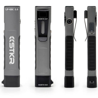 STKR LP EDC 5.0 USB-C Rechargeable Low Profile Flashlight - 500 Lumens - Uses Built-in Li-ion Battery Pack