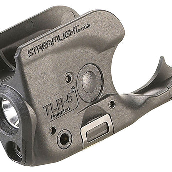 Streamlight TLR-6 Subcompact LED Pistol Light with Red Laser - Choice of Gun Mount - 100 Lumens - Includes 2 x CR1/3Ns