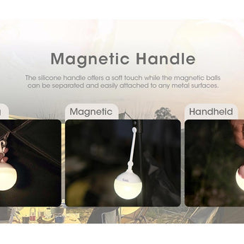 Nitecore Bubble All-Purpose LED Lantern - 100 Lumens - Uses 3 x AAA (included) or 1 x HLB-1300 Li-ion Battery Pack - White, Yellow, Green, Purple, or Pink