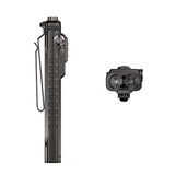 RovyVon Angel Eyes E90 USB-C Rechargeable EDC LED Flashlight - 3500 Lumens - 650nm Red Side Light - 365nm UV Side Light - Uses Built-in 3000mAh Li-ion Battery Pack - Gunmetal