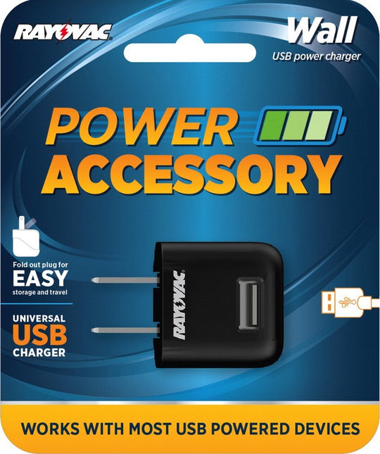 Rayovac Single USB Wall AC Charger
