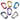 Ultimate Survival Technologies 8cm Carabiner Clips Point-of-Sale Display Box (PDQ) - 12-Count of 2 Pack Retail Cards - Assorted Colors (20-02113-PDQ12)