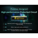 Nitecore NL1836R 18650 3600mAh 3.6V Protected Lithium Ion (Li-ion) Button Top Battery with Built In USB-C Charging Port