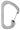 Nite Ize SlideLock Carabiner - Stainless Steel with Slide-to-Lock Design - #6 - Black (CSL6-01-R6) or Stainless (CSL6-11-R6)