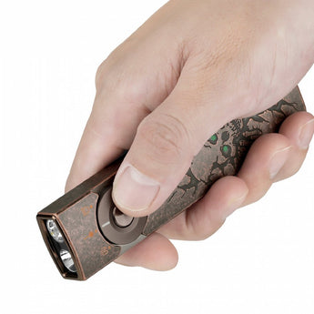 Olight Arkfeld Pro Rechargeable LED Flashlight - 1300 Lumens - Cool White or Neutral White LED - 365nm UV - 520nm Green Laser - Uses Built-in 1500mAh Li-Poly Battery Pack - Black and Additional Colors