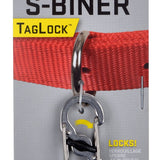 Nite Ize S-Biner TagLock - Stainless Steel Double-Gated Carabiner with Twisting Lock - Stainless (PLSBM-11-R3)