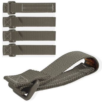 Maxpedition 3in TacTie(TM) (Pack of 4) - Black, Foliage Green, OD Green, or Khaki