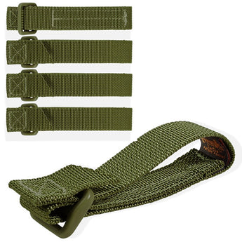 Maxpedition 3in TacTie(TM) (Pack of 4) - Black, Foliage Green, OD Green, or Khaki