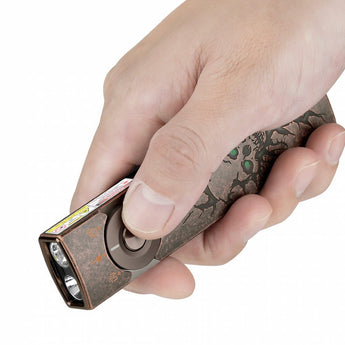 Olight Arkfeld Pro Rechargeable LED Flashlight - 1300 Lumens - Cool White or Neutral White LED - 365nm UV - 520nm Green Laser - Uses Built-in 1500mAh Li-Poly Battery Pack - Black and Additional Colors