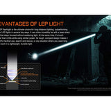 Acebeam W10 Pro USB-C Rechargeable LEP Flashlight - 750 Lumens - Includes 1 x 21700 - Black or Desert Tan