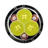 Acebeam X30 - White and Red LEDs, Close Up