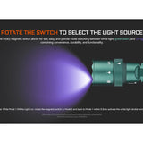 Acebeam K1 Compact LED Flashlight - 1000 Lumens - CREE XP-LR - Includes 1 x 14500 with Built-in USB-C Charging Port - Black or Teal