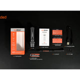 Acebeam K1 Compact LED Flashlight - 1000 Lumens - CREE XP-LR - Includes 1 x 14500 with Built-in USB-C Charging Port - Black or Teal