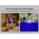 Acebeam K1 Compact LED Flashlight - 1000 Lumens - CREE XP-LR - Includes 1 x 14500 with Built-in USB-C Charging Port - Black or Teal