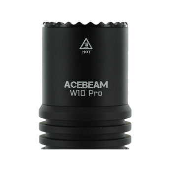 Acebeam W10 Pro USB-C Rechargeable LEP Flashlight - 750 Lumens - Includes 1 x 21700 - Black or Desert Tan